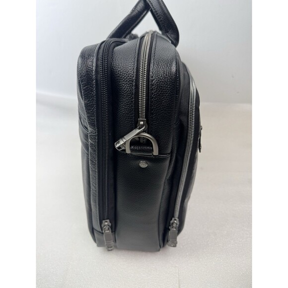 Samsonite Classic Leather Toploader Briefcase With Shoulder Strap - Picture 14 of 16